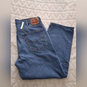Levi's Straight Fit Blue Denim Jeans